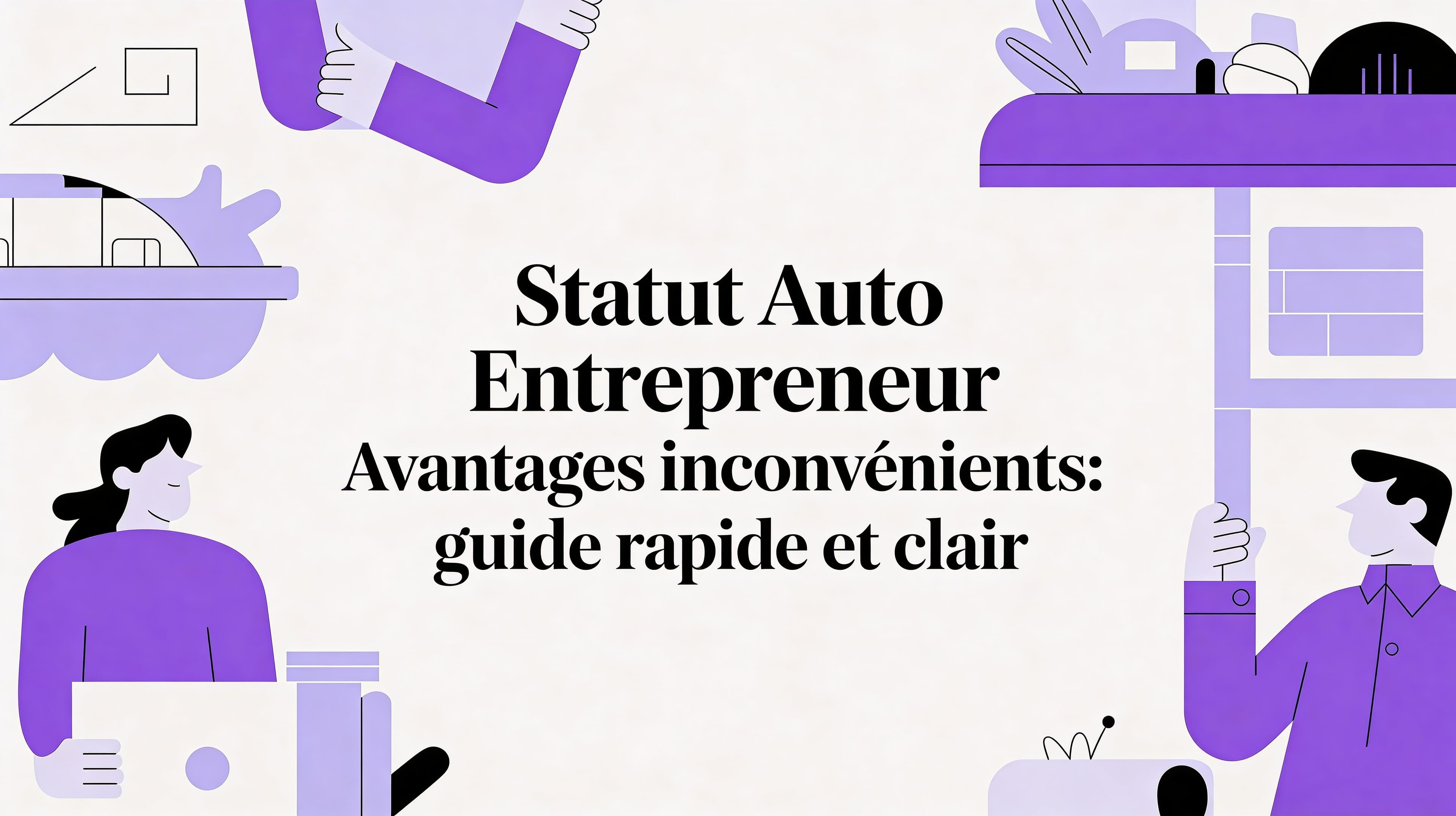 Statut auto entrepreneur avantages inconvénients: guide rapide et clair