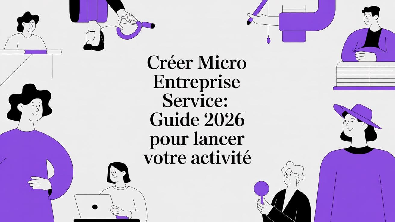 Créer micro entreprise service: Guide 2026 pour lancer votre activité