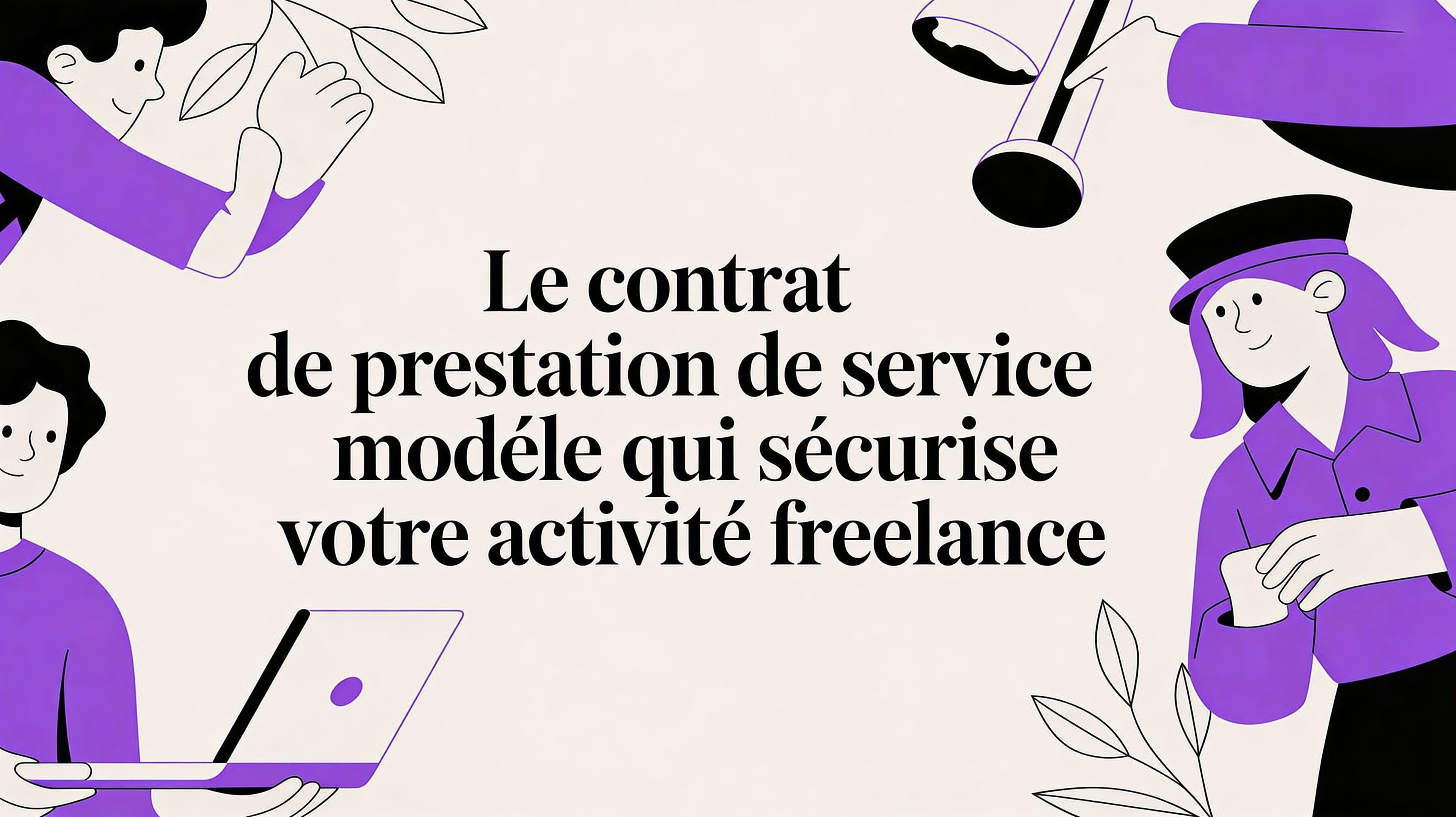 Le contrat prestation de service modèle qui sécurise votre activité freelance