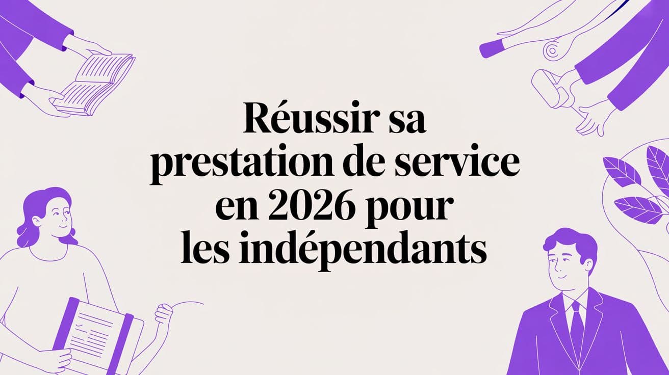 Réussir sa prestation de service en 2026 pour les indépendants
