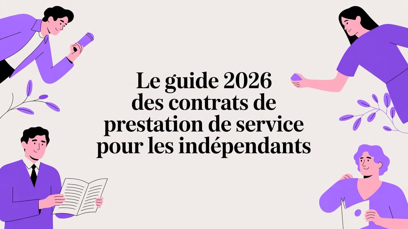 Le guide 2026 des contrats de prestation de service pour les indépendants